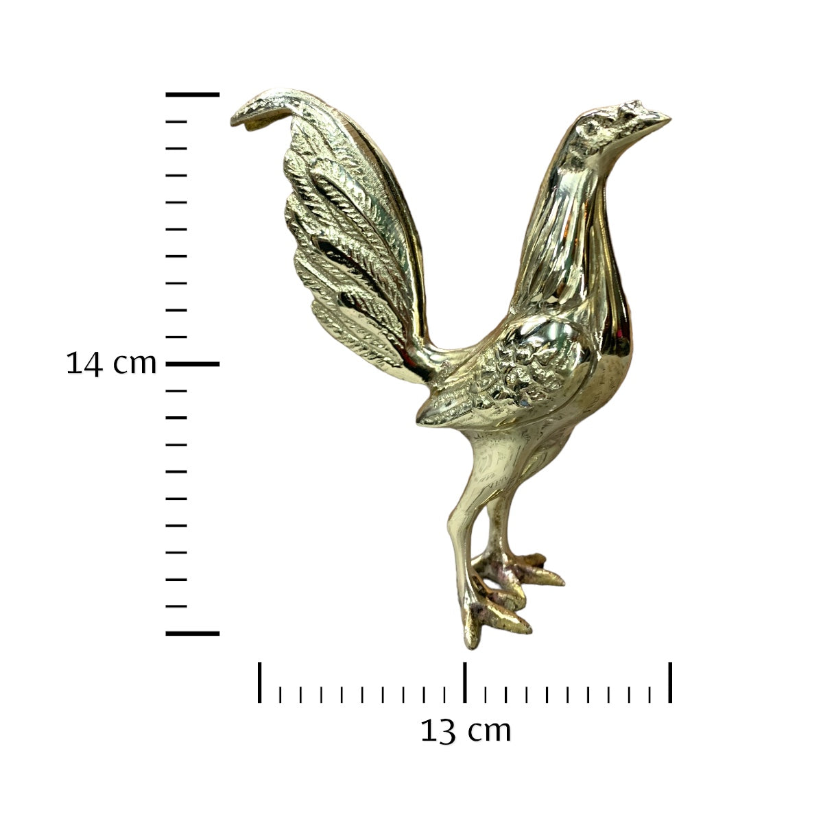 Alerón - gallo de bronce 14 cm