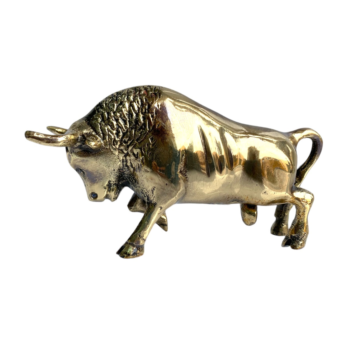 Fuerza brava - toro en bronce 9 cm