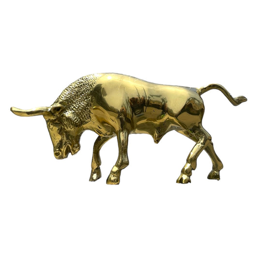 Majestad de la arena - toro de bronce 12 cm