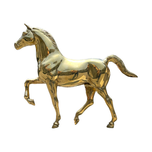 Elegancia salvaje - caballo de bronce 27.5 cm