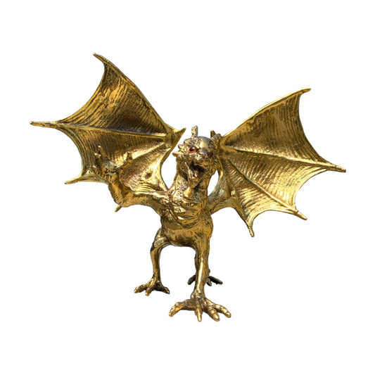 Dragón nidhogg de bronce fundido 18 cm