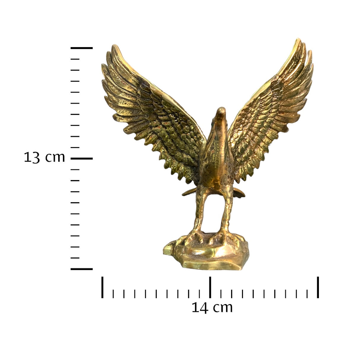 Vuelo eterno - águila de bronce 13 cm