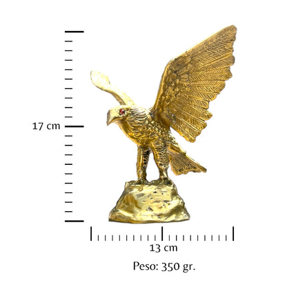 Águila de bronce fundido 17 cm - Majestad