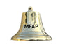 Campana en bronce fundido 20 cm - Poseidon / CBFP20