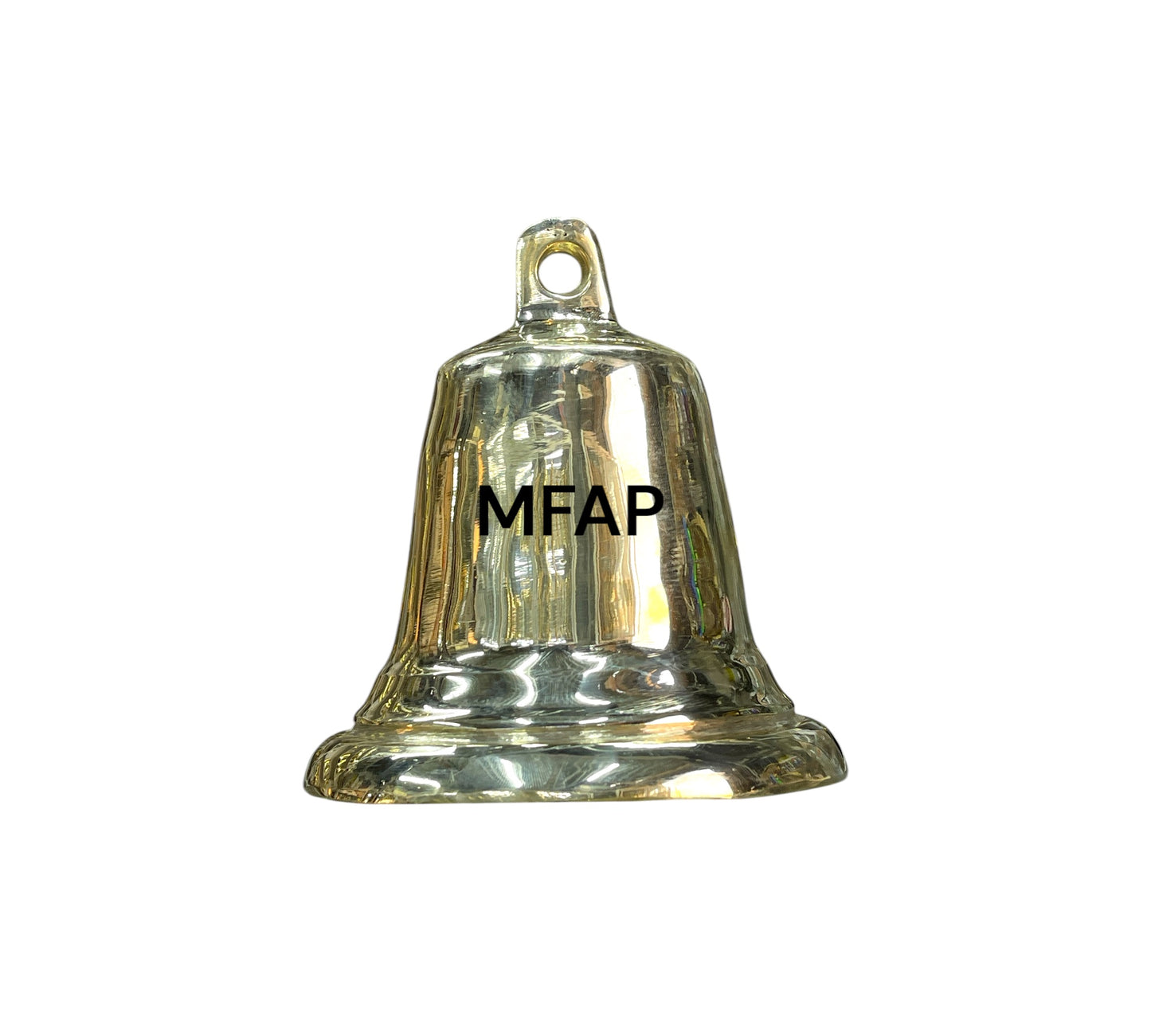 Pack campana Apolo 12 cm mas colgador de fierro PCAF12