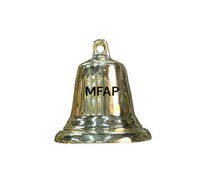 Pack campana Apolo 12 cm mas colgador de fierro PCAF12