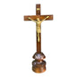 Cruz madera con bronce fundido 34 cm - Silencio del calvario