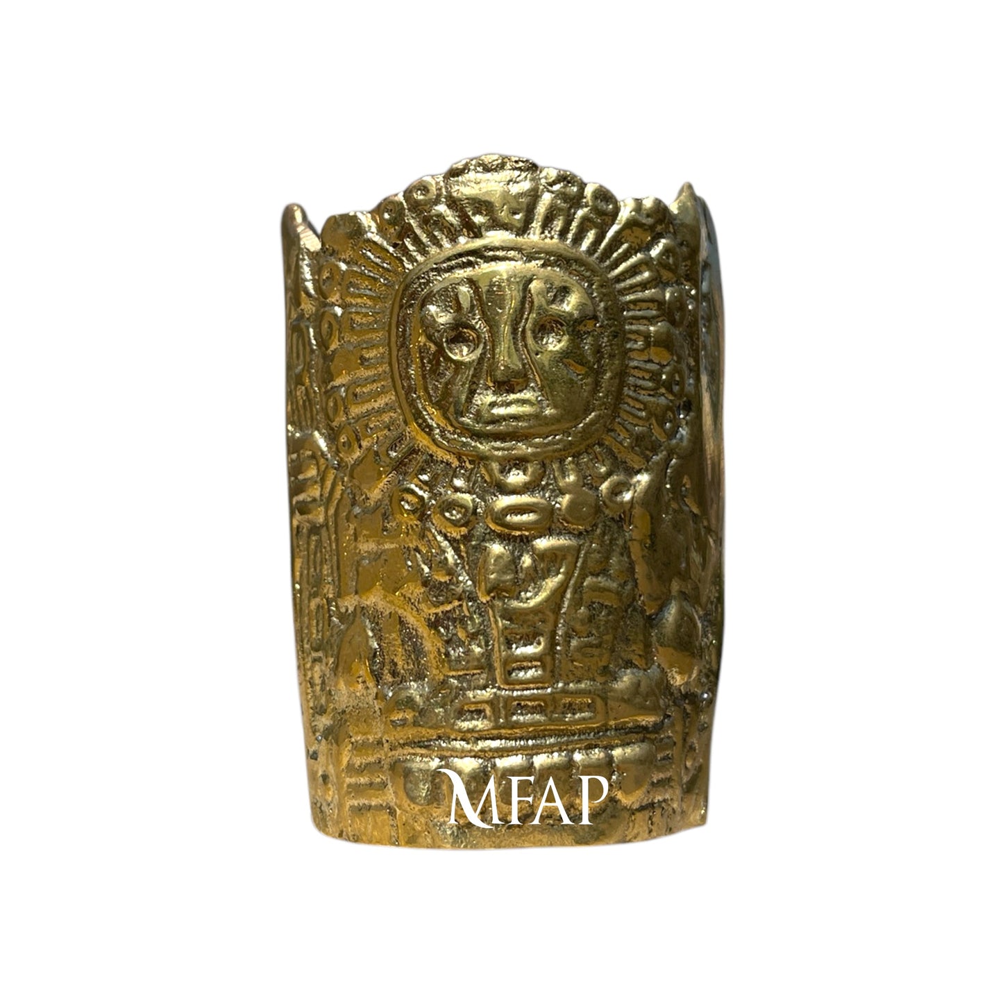 Kero en bronce fundido 7 cm