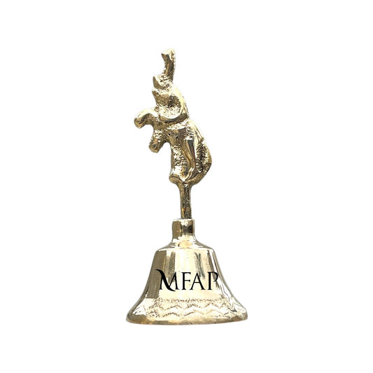 Campana en bronce fundido 9 cm - Elefante
