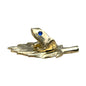 Sapito en Flor de Loto de bronce fundido 2.5 cm