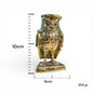 Búho guardián de bronce fundido 10 cm