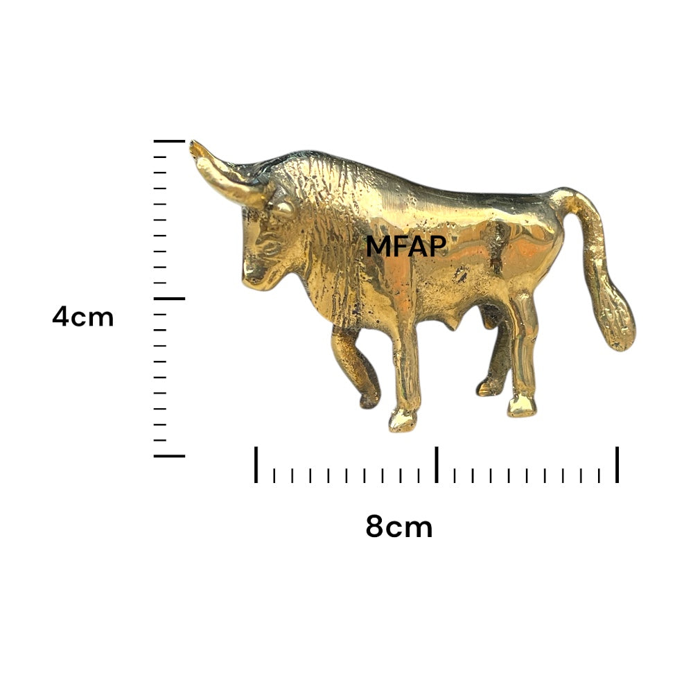 Toritos en bronce 8x4cm