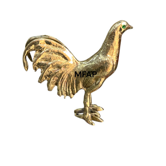 Gallo de bronce 9 cm - Canto férreo