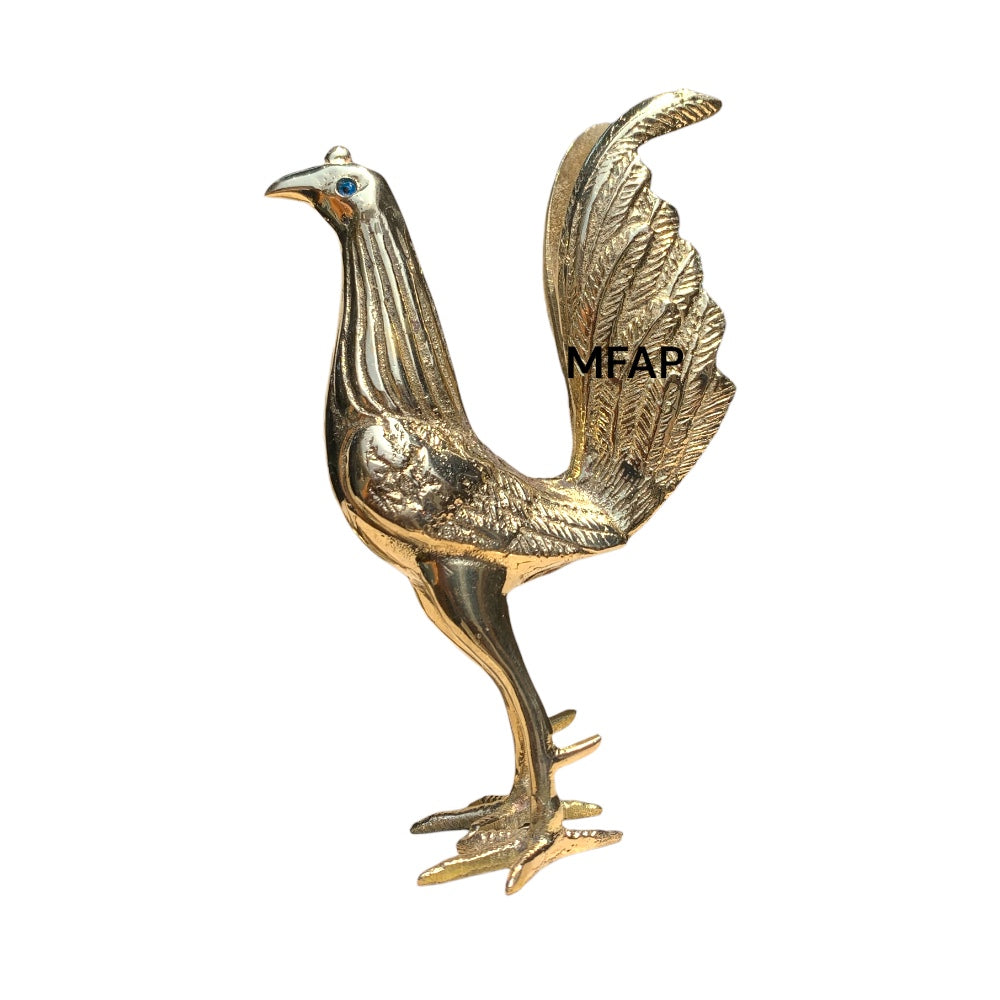 Gallo de bronce fundido 14 cm - Alerón