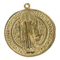 San Benito medalla en bronce 10 cm