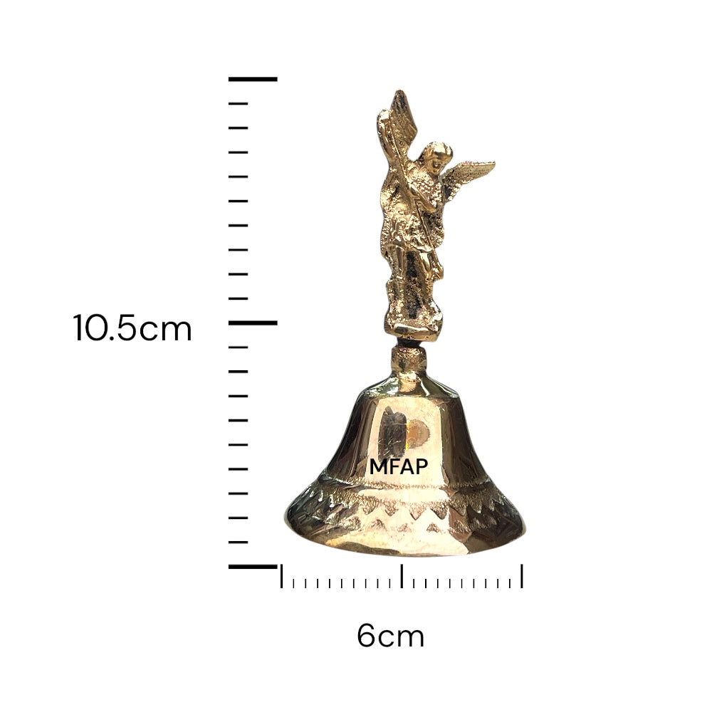 Campana en bronce de mesa Arcangel