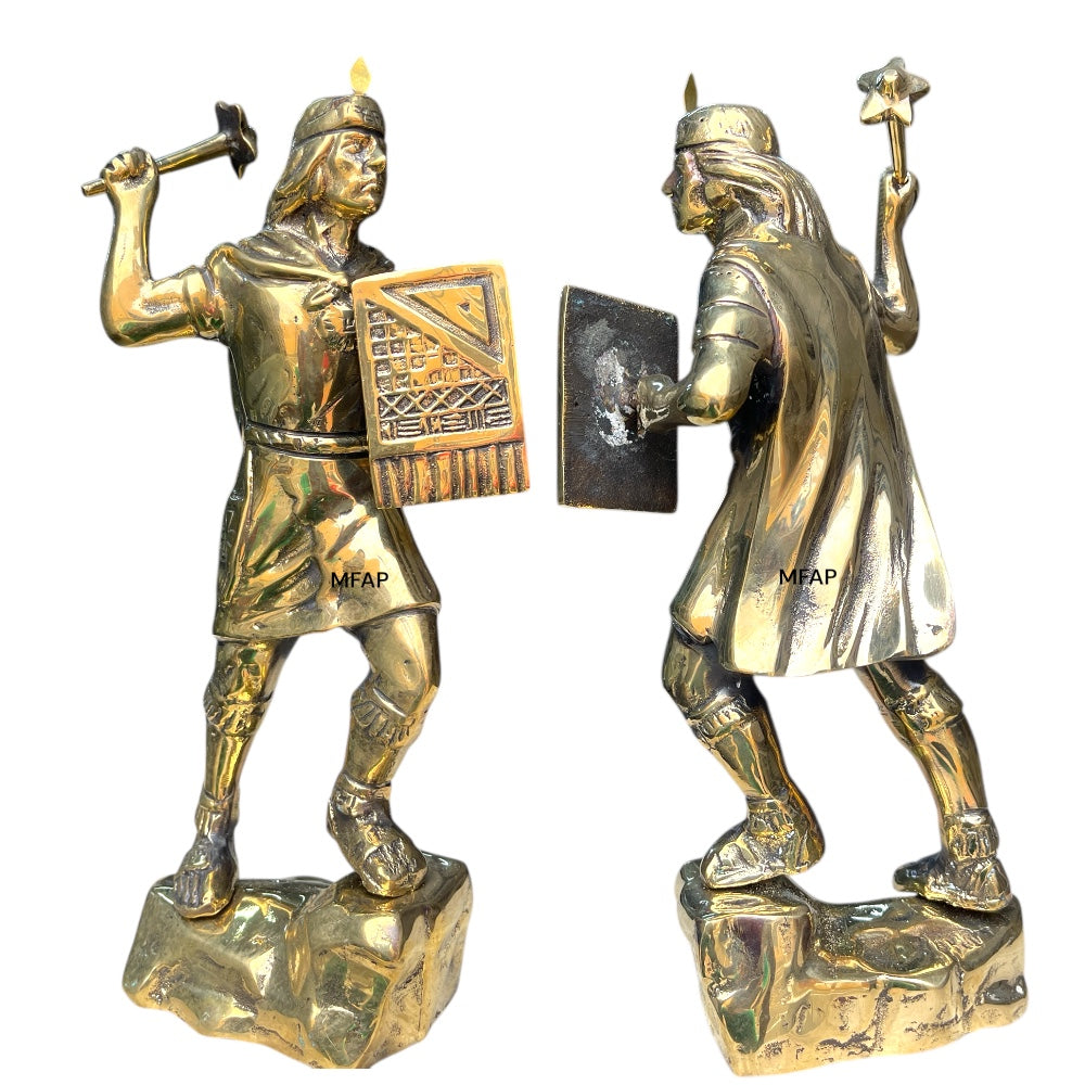 Pachacutec en bronce Inca Yupanqui
