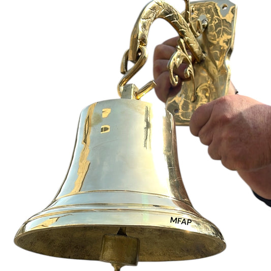 Bell pack 20 cm Poseidon with large bronze hanger