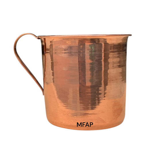 Taza con asa de cobre puro 7.5cm - Elegancia y tradición en cada uso