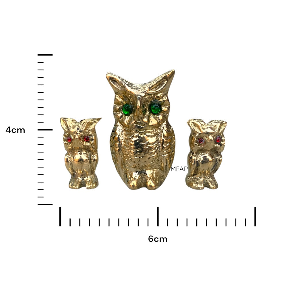 Búhos de bronce | Mamá e hijos