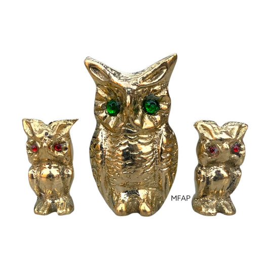Búhos de bronce | Mamá e hijos