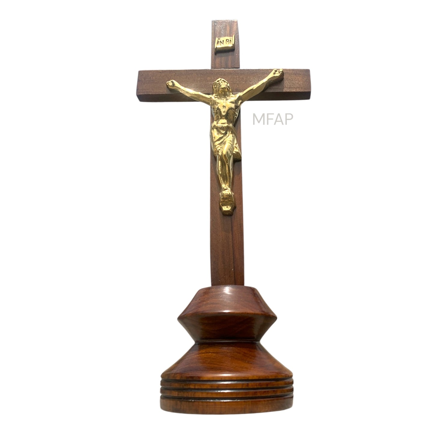 Crucifijo en bronce - Paz divina 33 cm