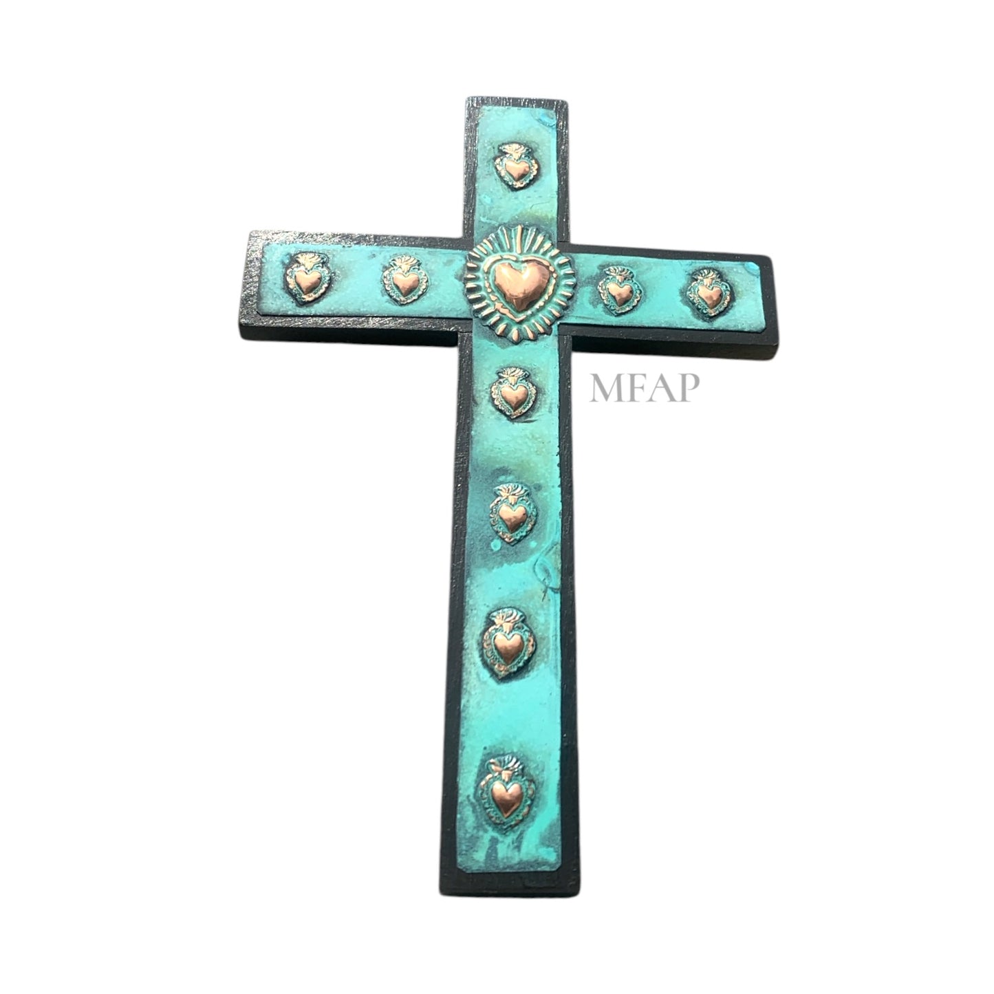 Crucifijo el milagro - Cobre