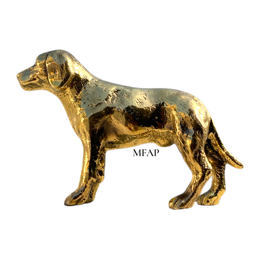 Escultura de Perro Labrador en Bronce