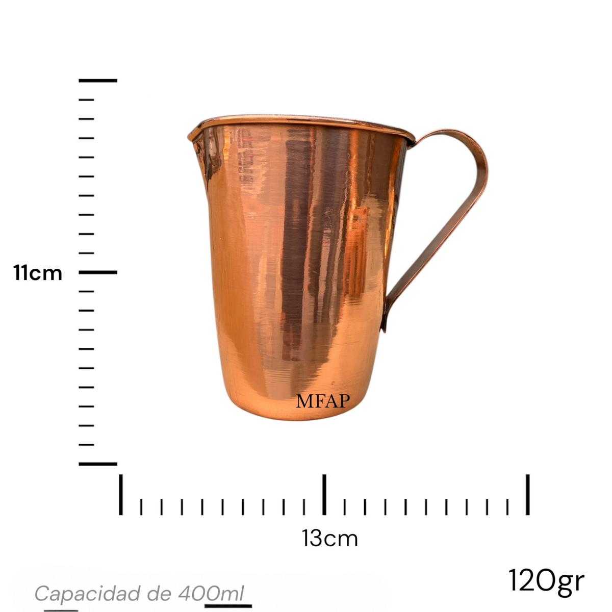 Fuente | Jarra de Cobre 400 ml