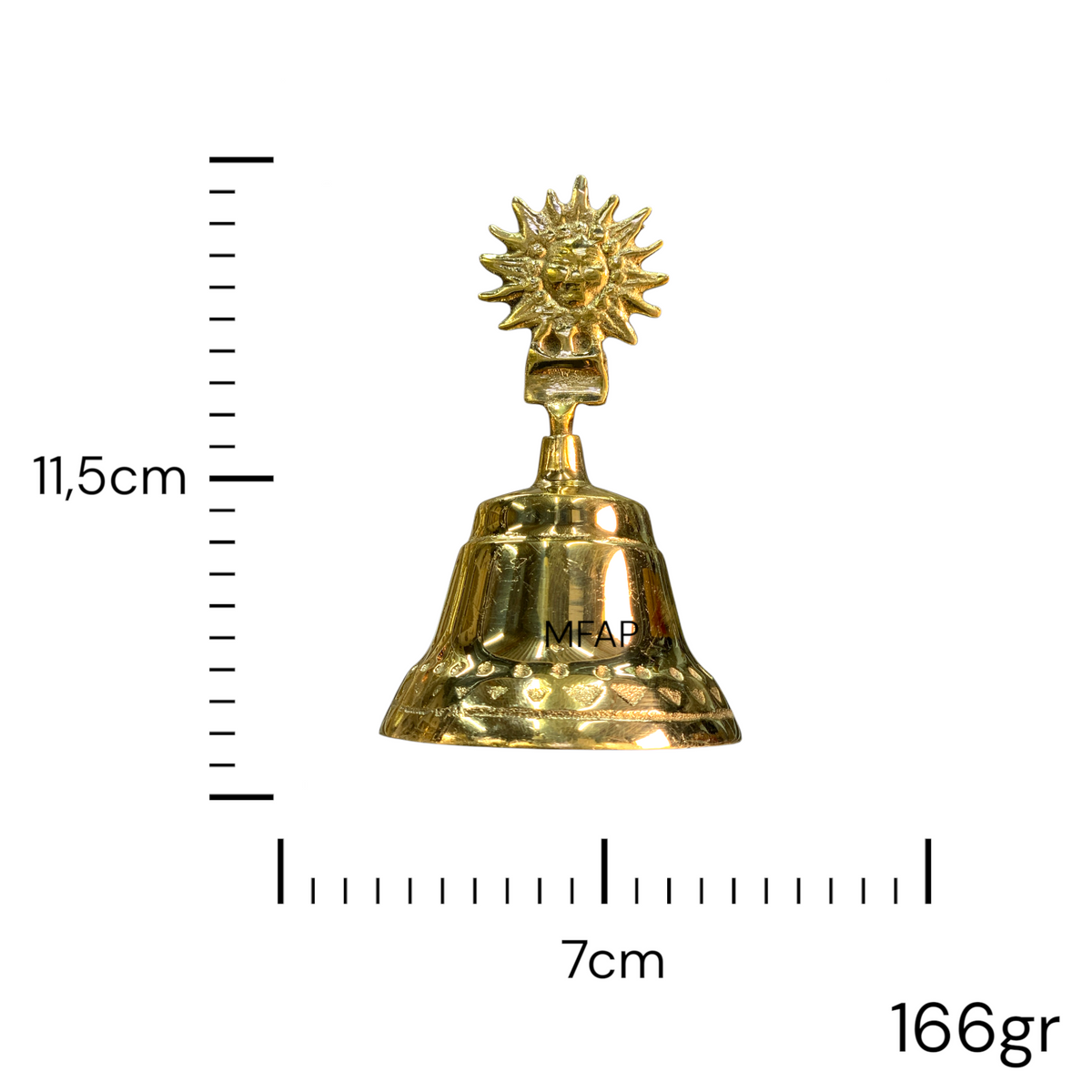Campana del Sol en Bronce Fundido – Luz y Vitalidad