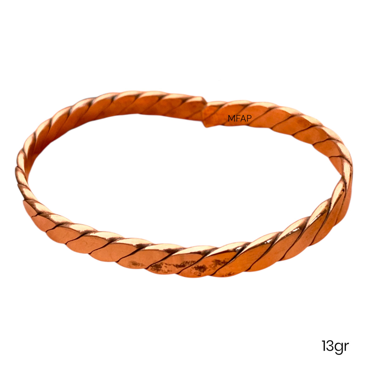 Heredero | Brazalete de Cobre Trenzado