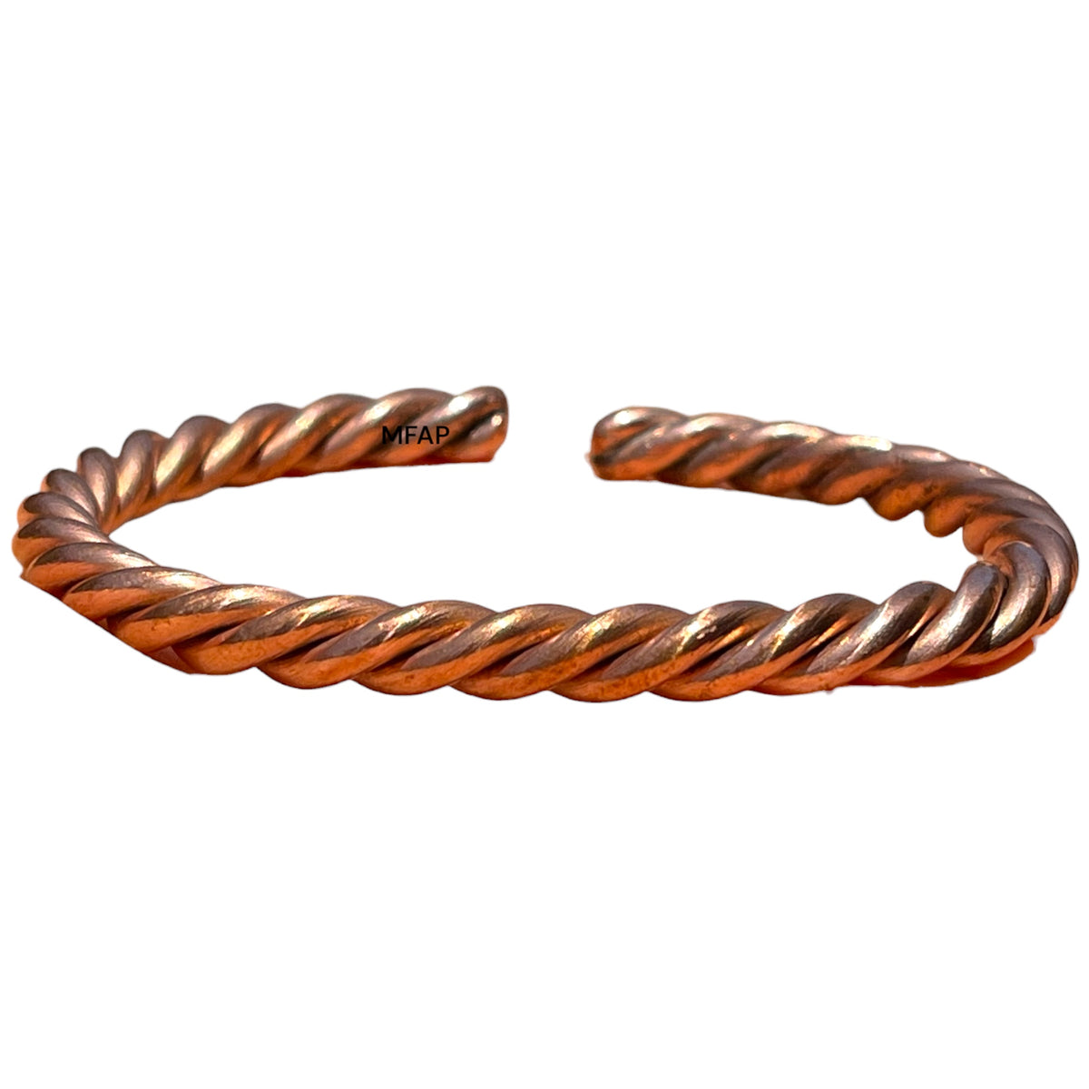Ámbar | Brazalete de Cobre Delgado