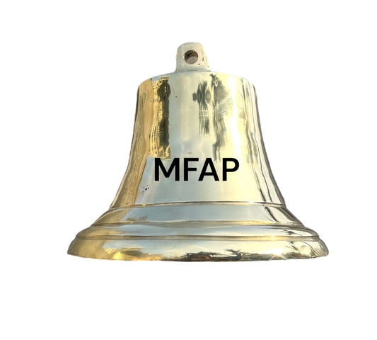 Campana en bronce fundido Poseidón 20cm / CBP20