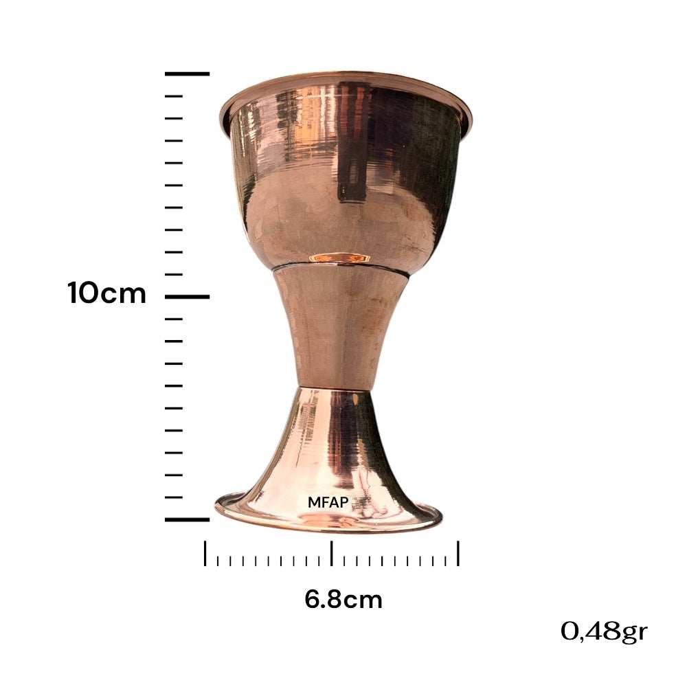 Caliz en cobre puro  10cm - Distinción para cada celebración