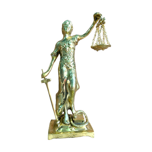 Dama de la Justicia 34 cm en bronce fundido - Guardiana de la verdad DMGJ34