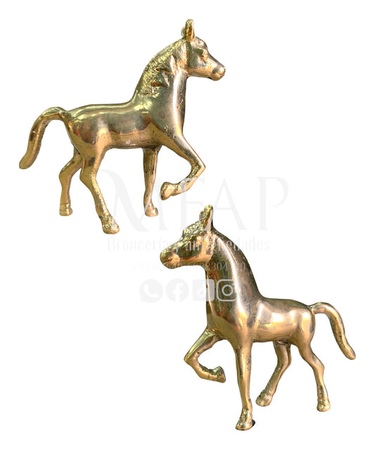 Caballo de bronce fundido 8 cm - Espiritu equino