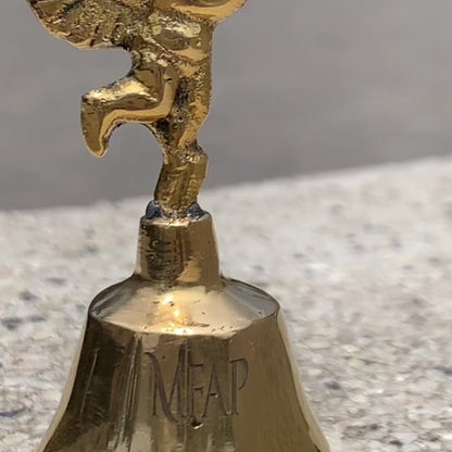 Campanita Arcangel en bronce fundido 8 cm