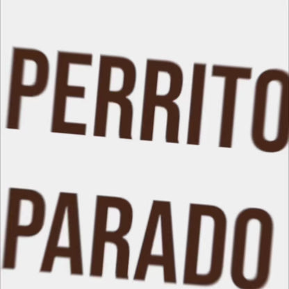 Perro parado de bronce fundido 10 cm - Union de lealtad