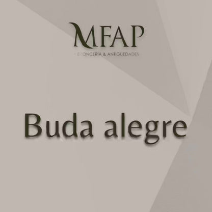 Buda en bronce fundido 20 cm - Estrella de la sabiduría