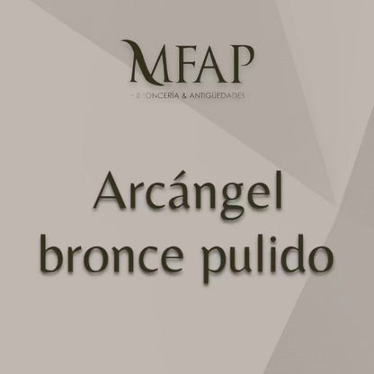 Arcángel Miguel en bronce fundido 13 cm