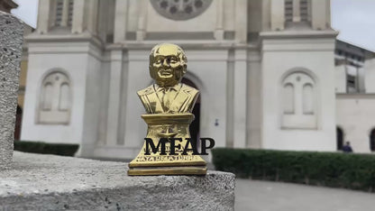 Busto en bronce fundido 12 cm - Victor Raul Haya de La Torre