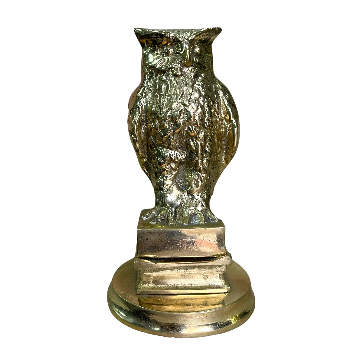 Búho de bronce fundido 16 cm - Sabio